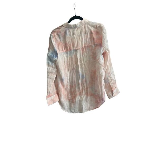 NWT Rails  Ellis Button Up in Multi Sky Tie Dye SizeS  Daybreak Lightweight, bre - Picture 4 of 15